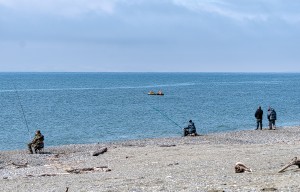 Ловим камбалу с берега в Белом море