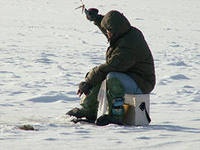 Небезопасные места для зимней рыбалки в Хакасии